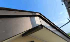 新潟県新発田市S様　外壁補修・塗装・鈑金張り替え